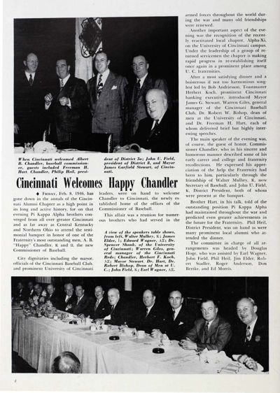 Cincinnati Welcomes Happy Chandler